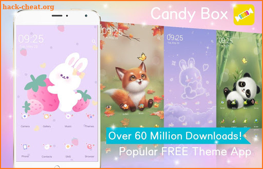 Wallpaper Themes - Candy Box Homescreen screenshot