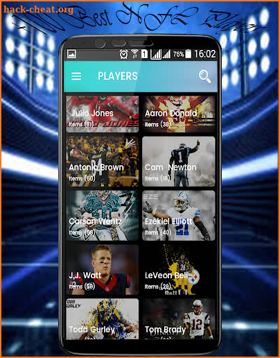 Wallpapers NFL Players screenshot