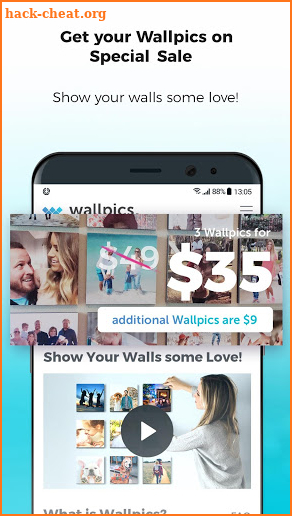 Wallpics™ — Stickable Photo Tiles screenshot