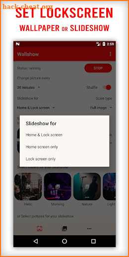 Wallshow: Wallpaper slideshow screenshot