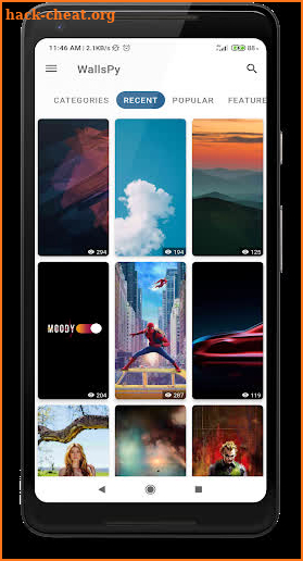 WallsPy: HD Wallpapers & Backgrounds screenshot