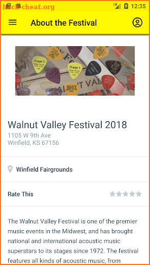 Walnut Valley Festival screenshot