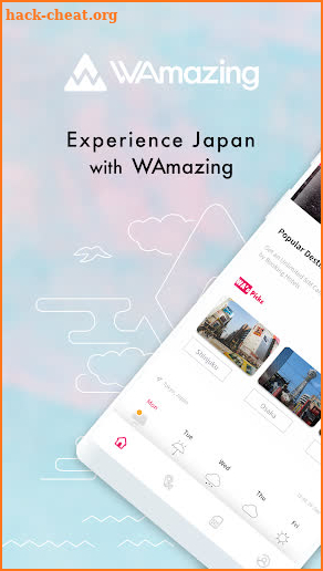 WAmazing - Japan's hotels and activities screenshot