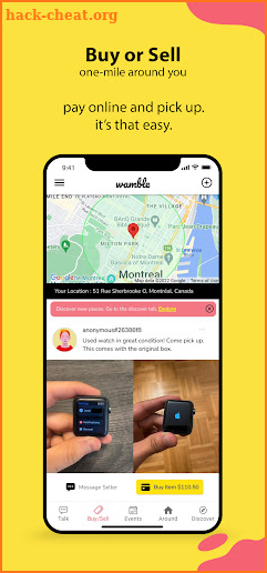 Wamble - one-mile around you screenshot