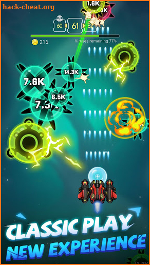 Wandering Virus—Space Shooting Game screenshot