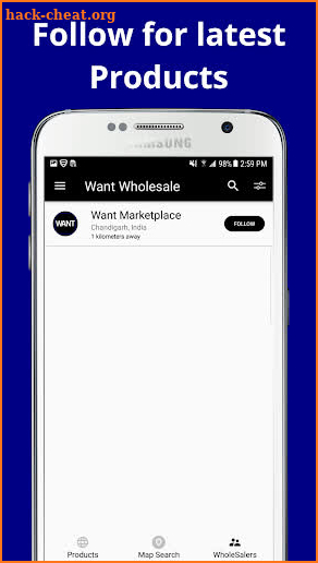 Want: B2B Trade Wholesale Business Marketplace App screenshot