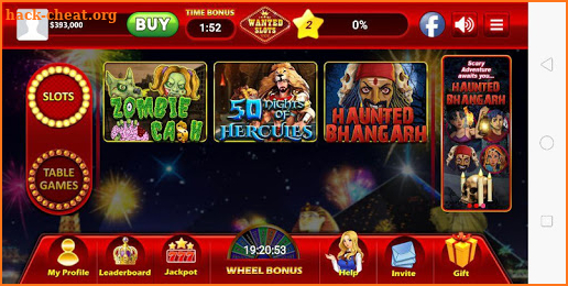 WantedSlots Casino screenshot