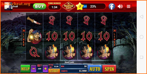 WantedSlots Casino screenshot