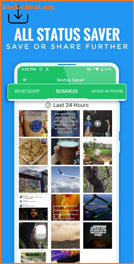 WAPunch - Status Saver, Pause it & Collage Maker screenshot