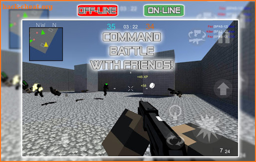 War Cube Online Offline Mobile Zombie Sniper Shoot screenshot