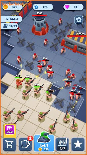 War Idle Troopers screenshot