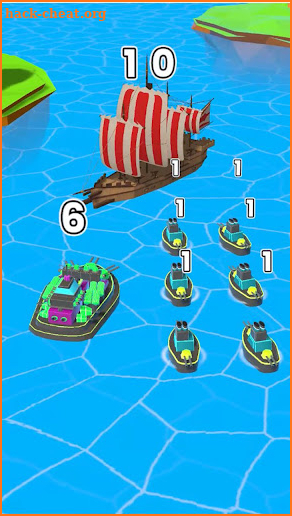War Ship Merge Fight screenshot