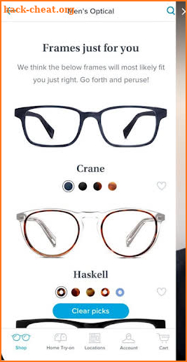 Warby Parker: Eyeglasses & Sunglasses screenshot