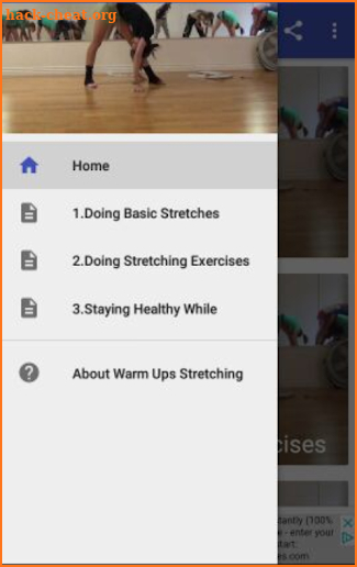 Warm Ups Stretching and Flexibility screenshot