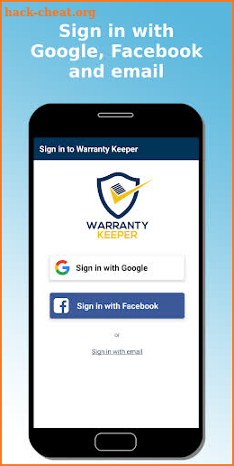 Warranty Keeper screenshot