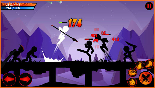 Warrior Legend- Shadow Dark Fighting Game screenshot