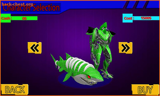 Warrior Robot Shark Game:Angry Shark Simulator App screenshot