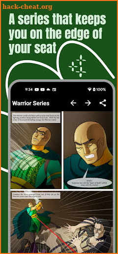 Warrior Series Comic Book screenshot