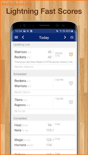 Warriors Basketball: Live Scores, Stats, & Games screenshot