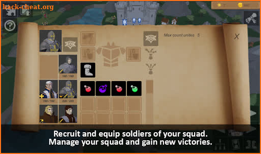 Warriors of medieval walls Tactical turn-based RPG screenshot