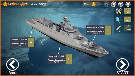 Warship - Submarine Destroyer screenshot