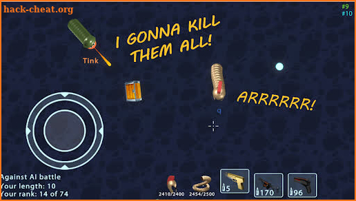 WarTails.io fun worm io games screenshot