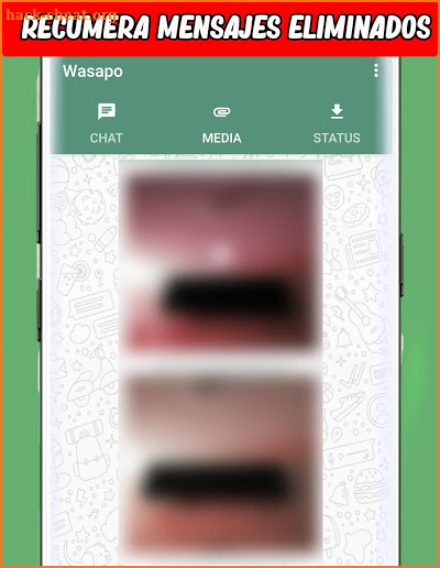 Wasapo - Recupera mensajes y archivos eliminados screenshot