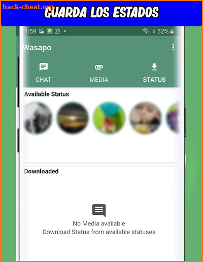 Wasapo - Recupera mensajes y archivos eliminados screenshot