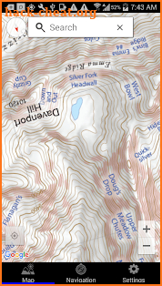 Wasatch Backcountry Skiing Map screenshot