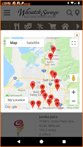 Wasatch Savings Salt Lake Valley screenshot