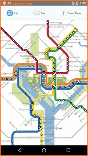 Washington DC Metro Maps screenshot