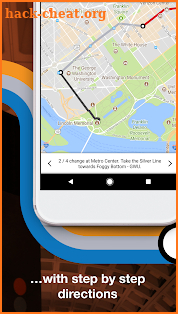 Washington DC Metro Route Map screenshot