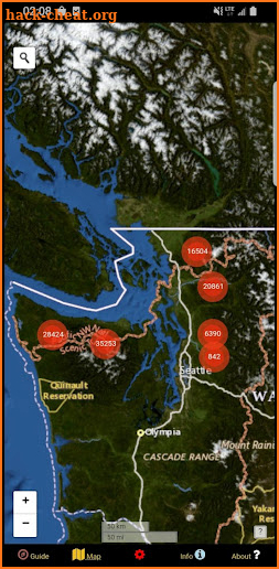 Washington NW Mushroom Forager Map Boletes Morels screenshot