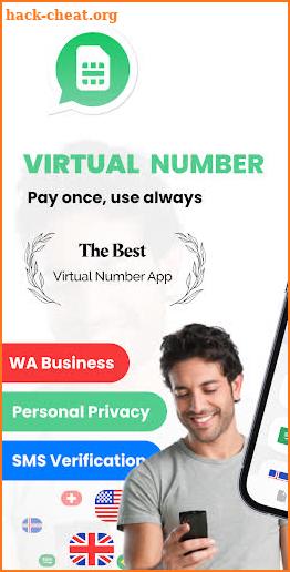 WaSim - Virtual Number for WA screenshot