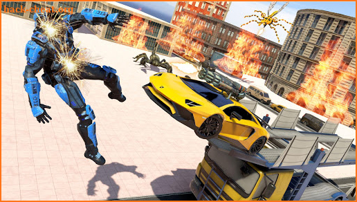 Wasp Robot Car Transform Game: Robot Games screenshot