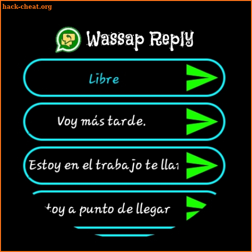 Wassap Reply screenshot