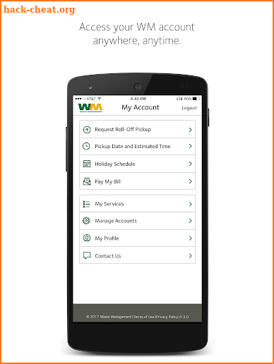 Waste Management Mobile screenshot