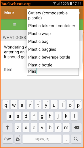 WasteWise screenshot