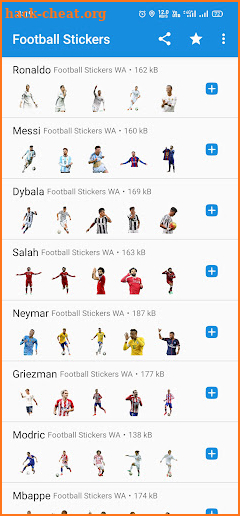 WASticker - Football Stickers screenshot