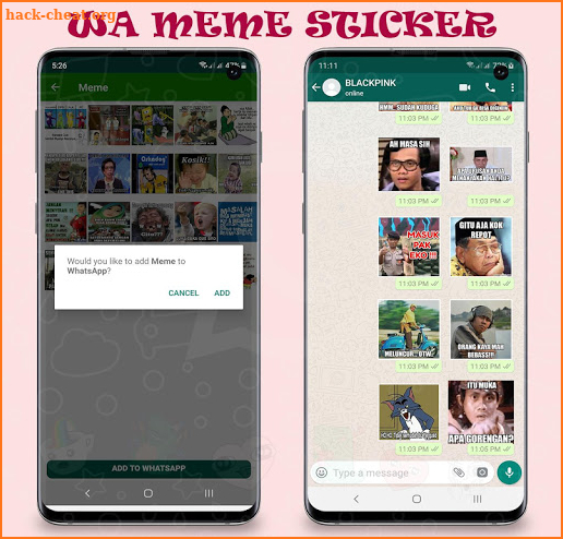 WASticker MEME Stickers WAStickerApps for WhatsApp screenshot