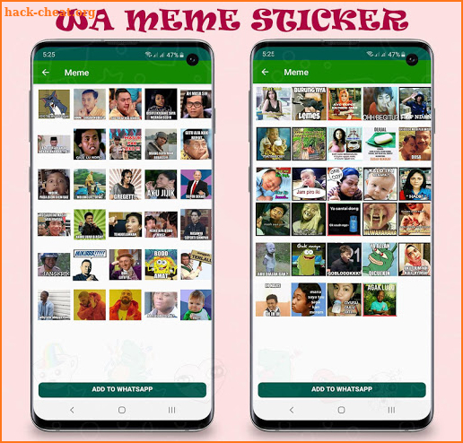 WASticker MEME Stickers WAStickerApps for WhatsApp screenshot