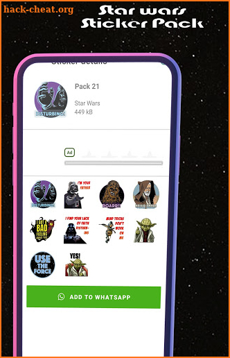 WASticker Star Wars Pack screenshot