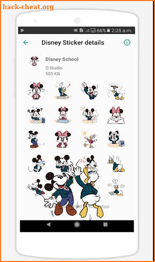 WAStickerApp - Disney Cartoon sticker screenshot