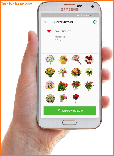 WAStickerApp - 🌹 Flower Stickers for Whatsapp 🌹 screenshot