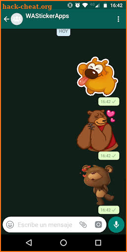 🐻 WAStickerApps - Bear and Teddy Bear screenshot