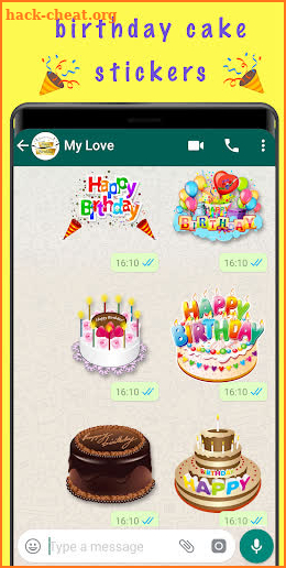 WAStickerApps Birthday 🎂 Happy Birthday Stickers screenshot