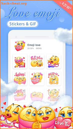 WAStickerApps - Birthday Love Emojis screenshot