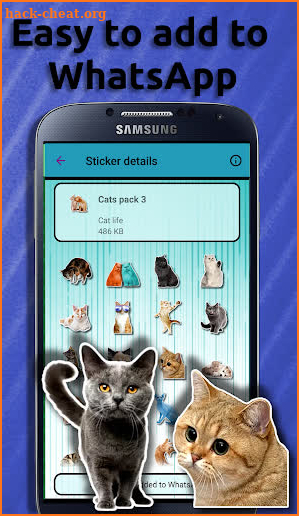 WAStickerApps Cats screenshot