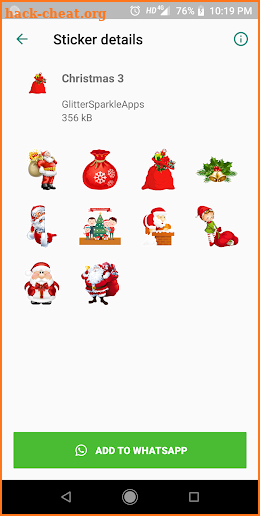 WAStickerApps Christmas Sticker Pack for WhatsApp screenshot