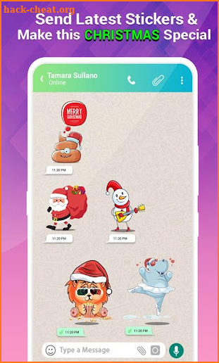 WAStickerApps Christmas Stickers For whatsapp 2019 screenshot